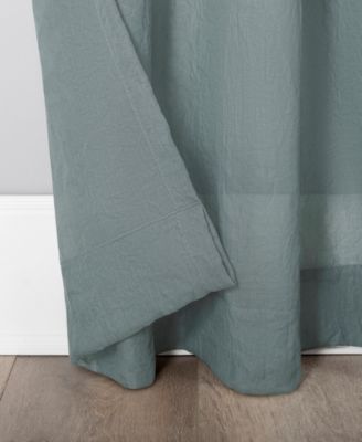 Silvia Crushed Texture Semi-Sheer Rod Pocket Curtain Panel