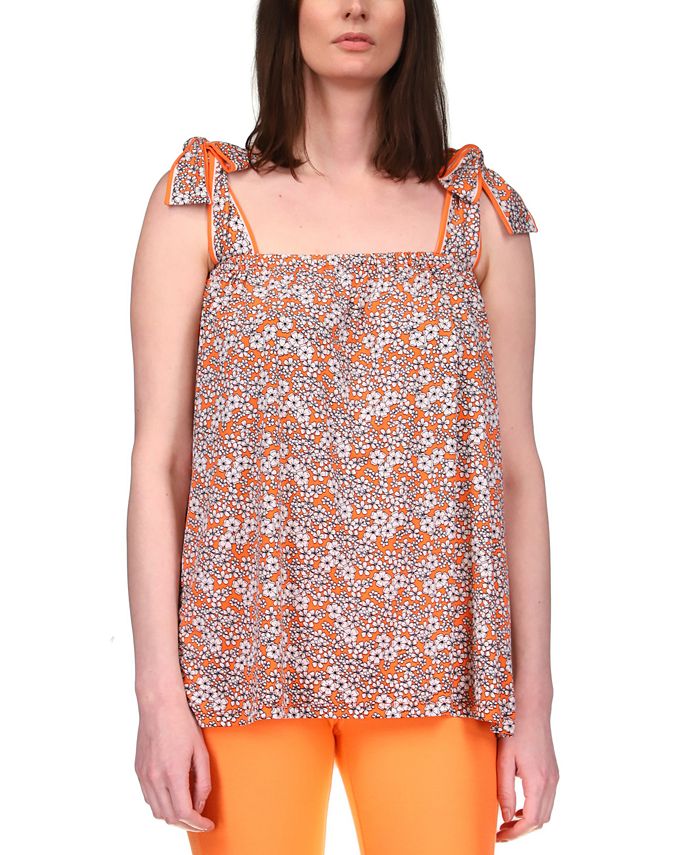 Michael Kors Floral Tank Top Macy's