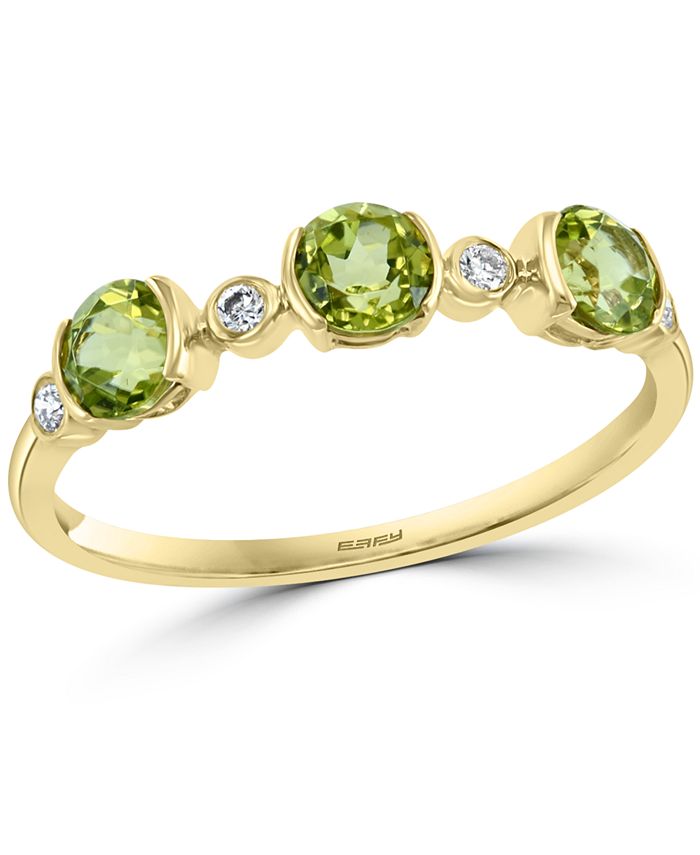 Effy peridot sale ring