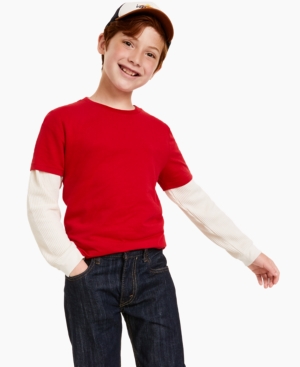 Epic Threads Big Boys Short Sleeve Solid Basic T-shirt