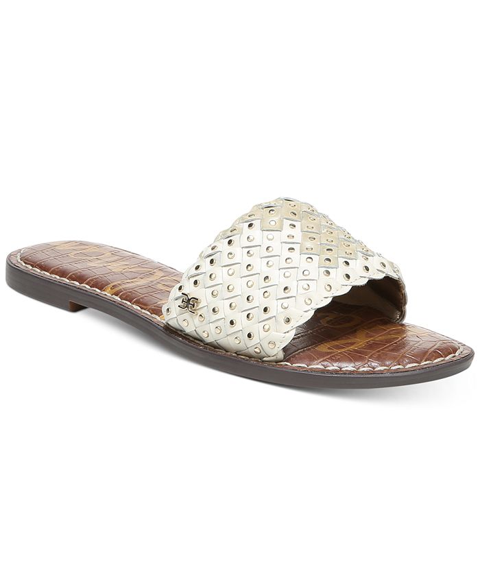 Sam Edelman Women s Geraldine Woven Studded Sandals Macy s