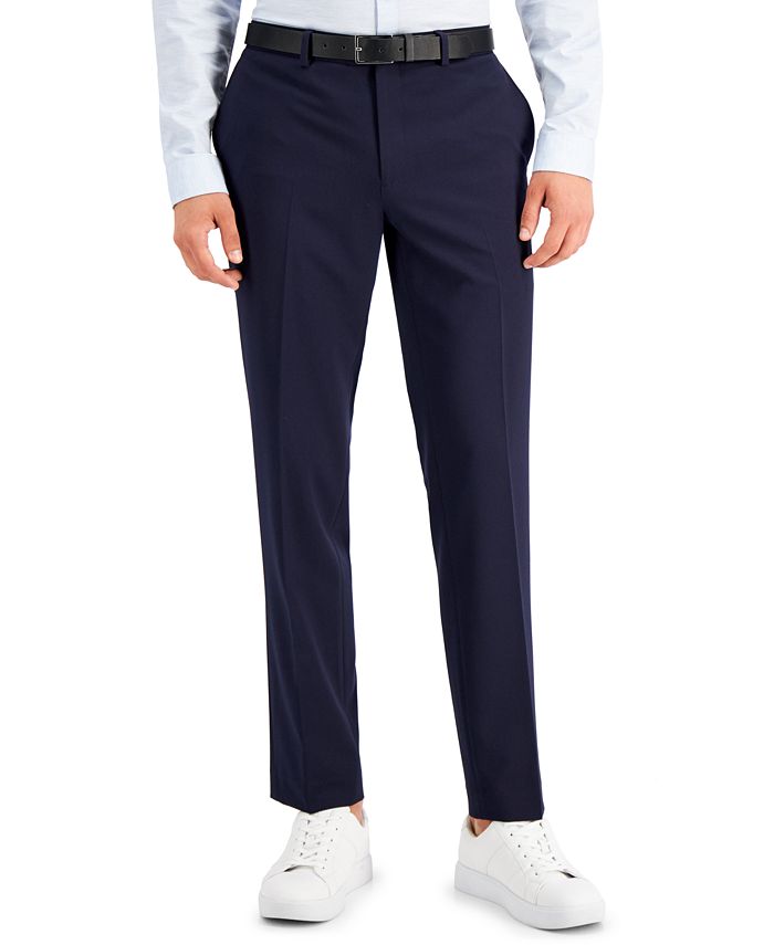 enhed Blossom Stige I.N.C. International Concepts Men's Slim-Fit Navy Solid Suit Pants, Created  for Macy's - Macy's