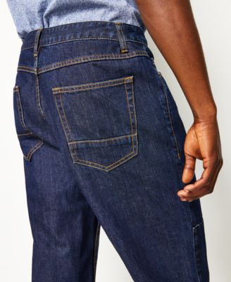Sun + Stone Men's Kingsley Loose-Fit Patched Jeans, Created for Macy's 