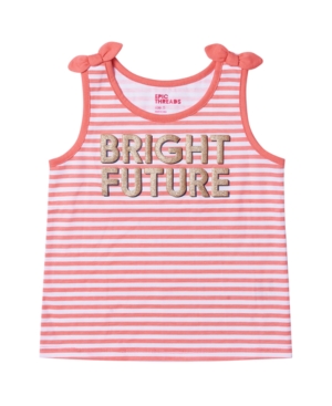 Epic Threads Little Girls Text Striped Tank