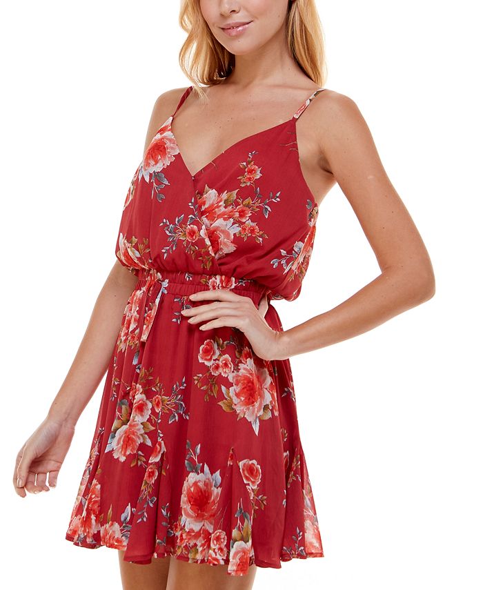 v neck fit and flare