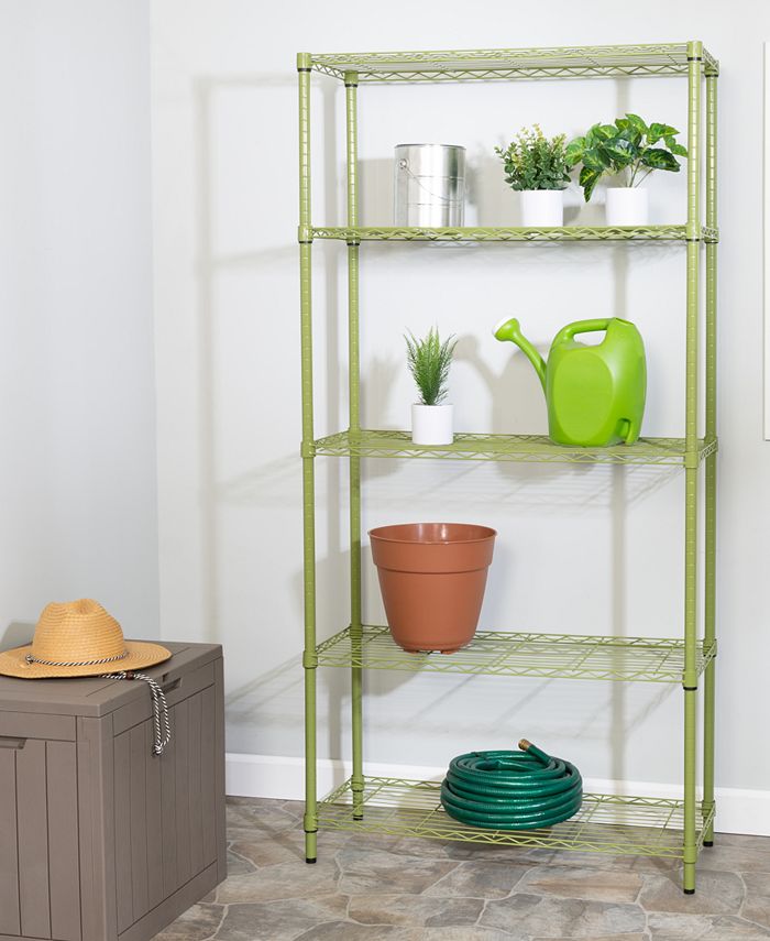 Honey Can Do HeavyDuty 5Tier Adjustable Storage Shelving Unit Macy's