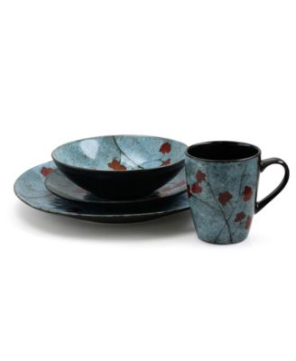 Floral Accents 16 Pc. Dinnerware Set, Service for 4