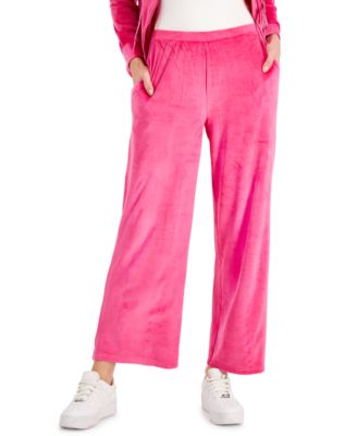 Charter Club - Petite Velour Pull-On Pants