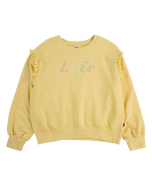 Levi's Big Girls Balloon Sleeve Crewneck Sweatshirt