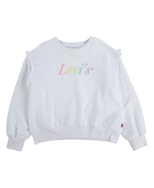 Levi's Big Girls Balloon Sleeve Crewneck Sweatshirt