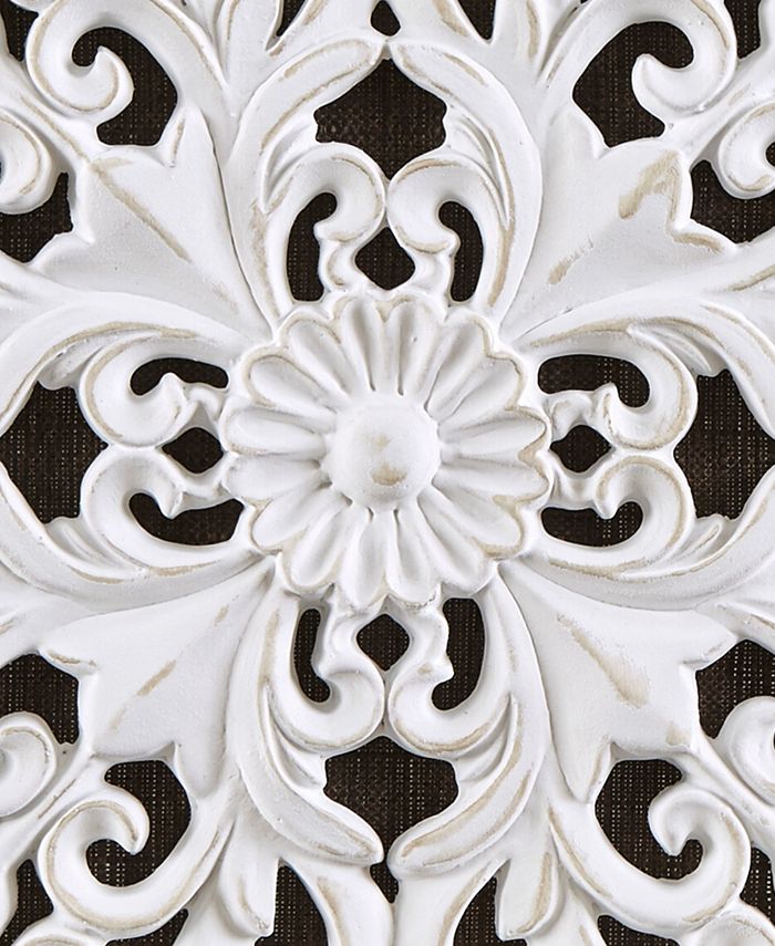 Madison Park Mandala Trinity 3D Embellished Canvas Art, 3 Piece Set