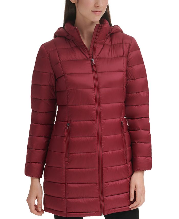 Charter Club Women's Packable Hooded Down Puffer Coat, Created for Macy