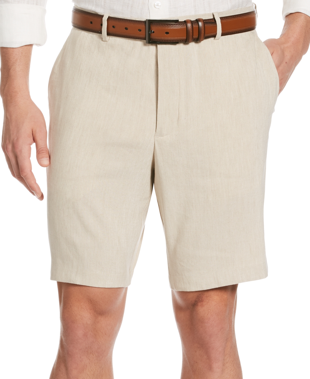 Cubavera Men's Flat Front 9" Shorts