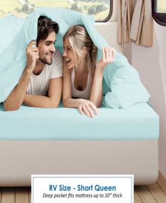 Premier 1800 Series Deep Pocket Bed 4 Piece Sheet Set, RV Queen