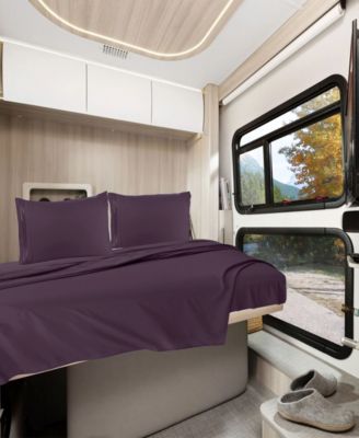 Premier 1800 Series Deep Pocket Bed 4 Piece Sheet Set, RV Queen