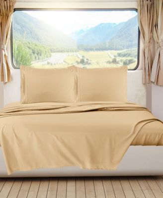 Premier 1800 Series Deep Pocket Bed 4 Piece Sheet Set, RV Queen