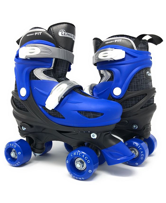 Chicago Skates Chicago Boys Adjustable Quad Roller Skate 7 Pc Set Macy's