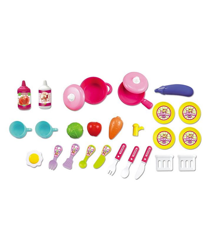 Toy Chef 2in1 Portable Toy Kitchen Set, 26 Pieces Macy's