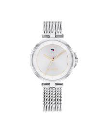 Women's Silver-Tone Stainless Steel Mesh Bracelet Watch 32mm