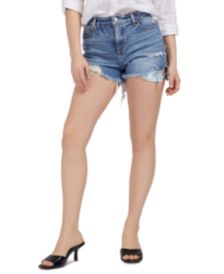 Claudia Distressed Jean Shorts