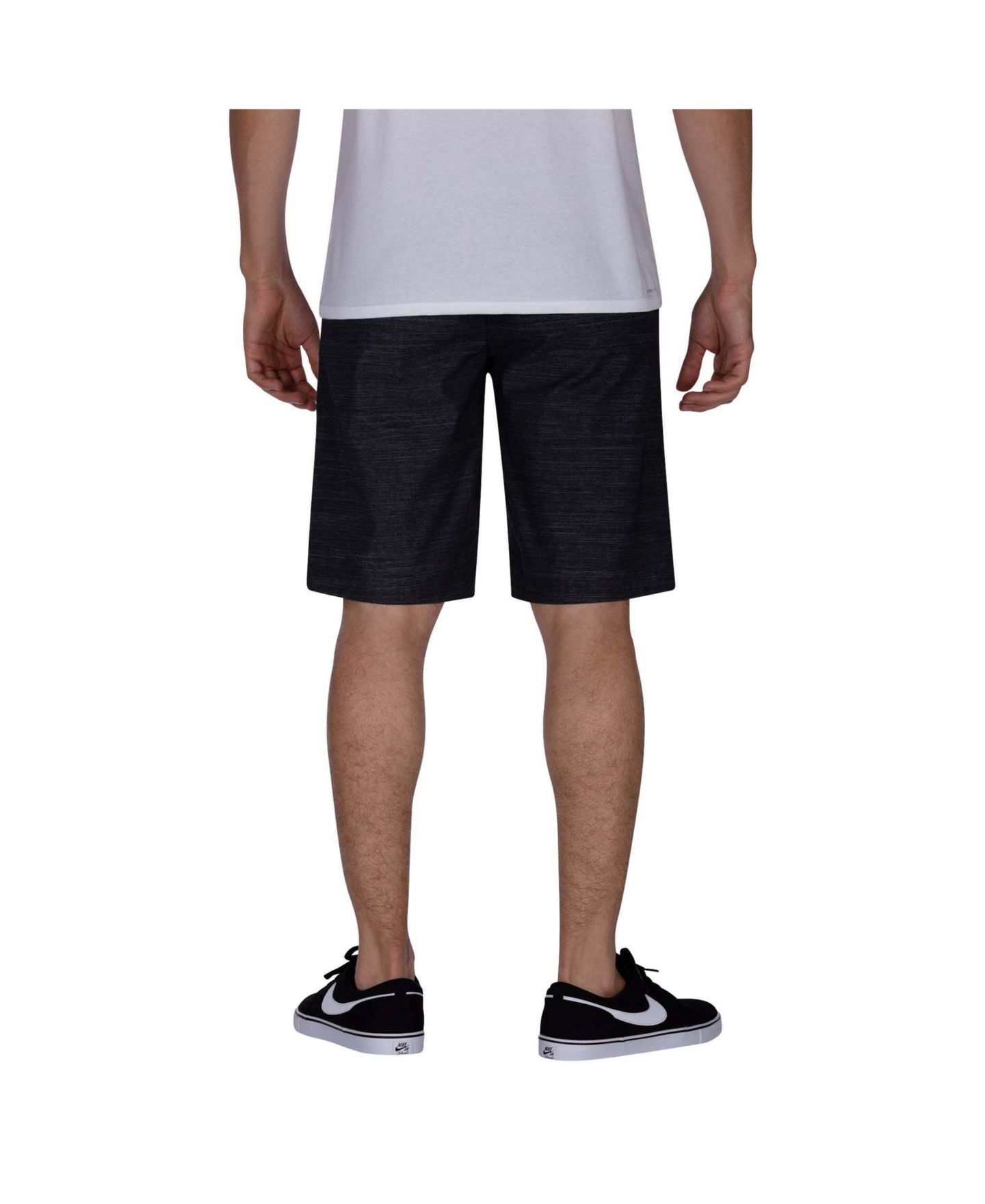 Мужские шорты Hurley Dri Breathe 21" Shorts, цвет: Чёрный — фото 2
