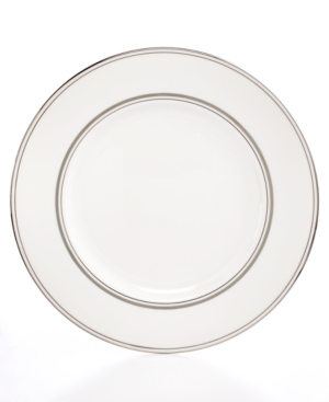 Kate Spade New York Library Lane Dinner Plate In Platinum