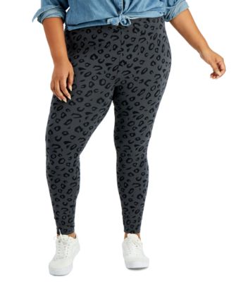 Style \u0026 Co Plus Size Printed Leggings 