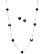 Black Pearl Strand Earrings Macy s