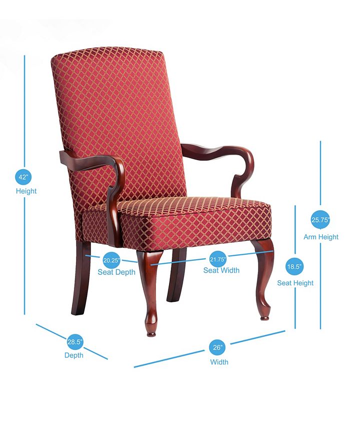 Comfort Pointe Derby Gooseneck Arm Chair Macy's