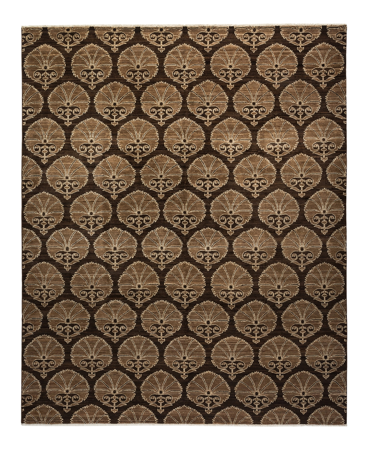 Closeout! Adorn Hand Woven Rugs Eclectic M1799 8'3in x 10'1in Rectangle Area Rug - Brown