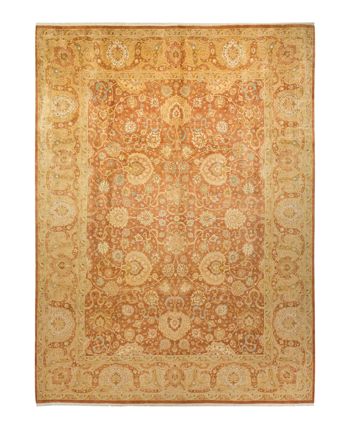 Closeout! Adorn Hand Woven Rugs Mogul M1554 9' x 12'5in Rectangle Area Rug - Caramel