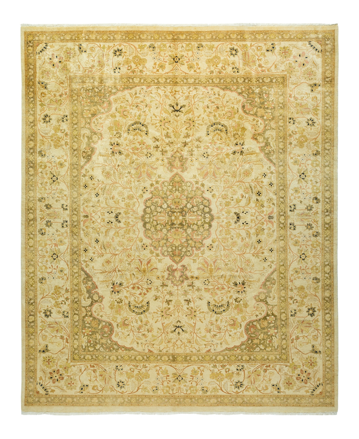 Closeout! Adorn Hand Woven Rugs Mogul M1395 8'1in x 9'10in Rectangle Area Rug - Ivory