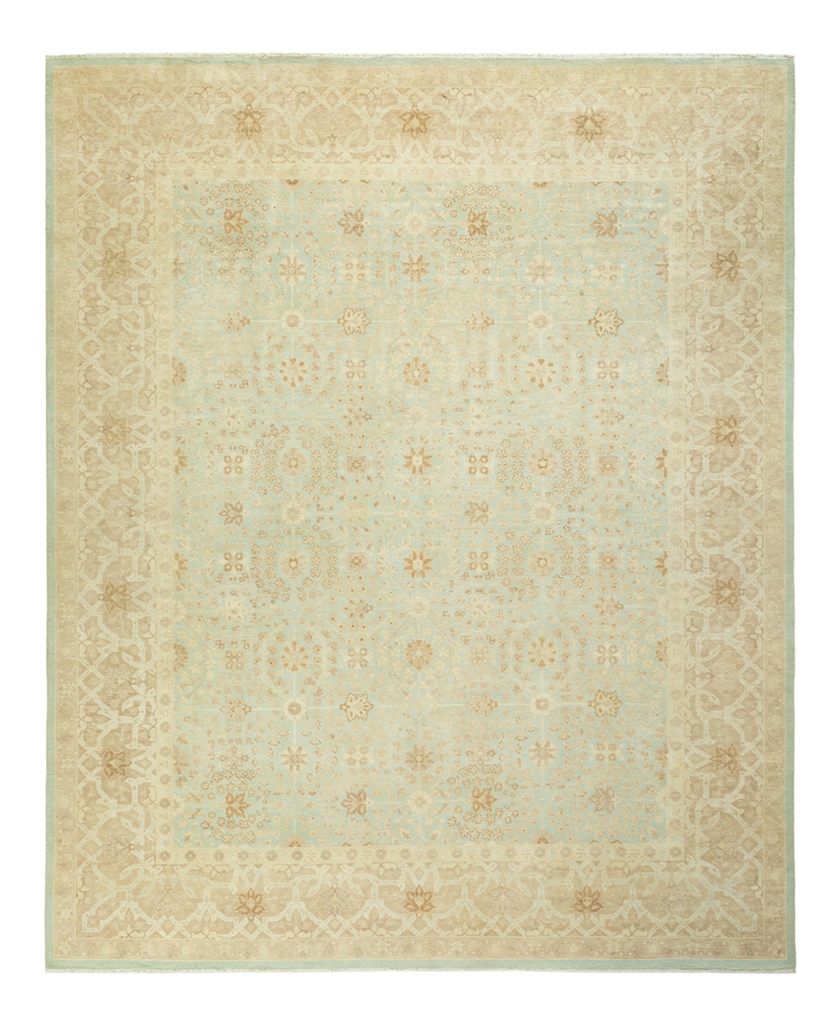 Closeout! Adorn Hand Woven Rugs Mogul M1732 8'3in x 10'2in Area Rug - Light Blue