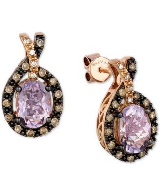 levian amethyst earrings