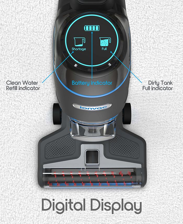 Tzumi ionvac HydraiQ Wet/Dry Cordless Upright Vacuum, MultiSurface
