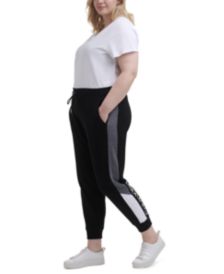 Plus Size Colorblocked Jogging Pants