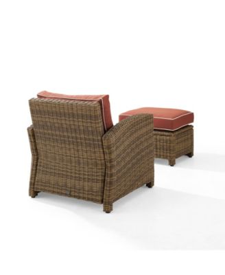 Bradenton Outdoor Wicker Chair Set, 2 Piece