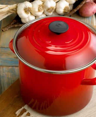 Le Creuset Enameled Steel 8 Qt. Covered Stockpot - Macy's