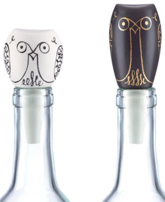 kate spade new york - Woodland Park Set of 2 Owl Bottle Stoppers
