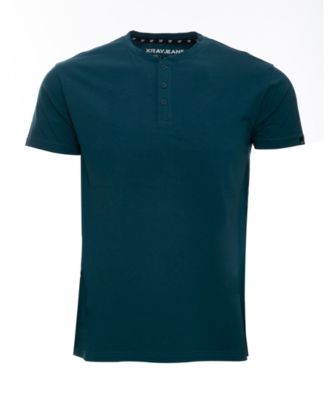 Big & Tall Basic Henley Neck Short Sleeve T-Shirt