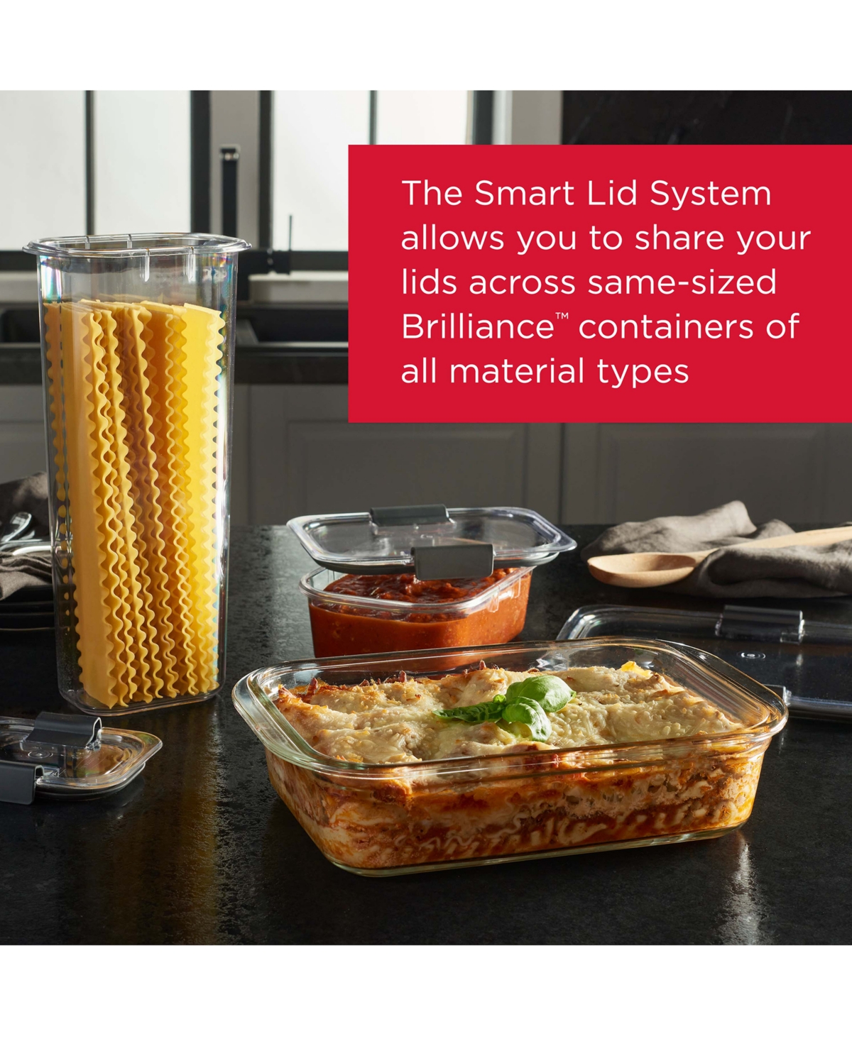 Rubbermaid Brilliance 10-pc. Glass Food Storage Container Set In No Color