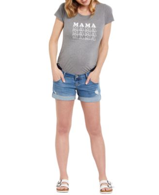 Motherhood Maternity Side-panel Ripped 