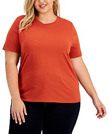 Plus Size Cotton T-Shirt, Created for Macy's