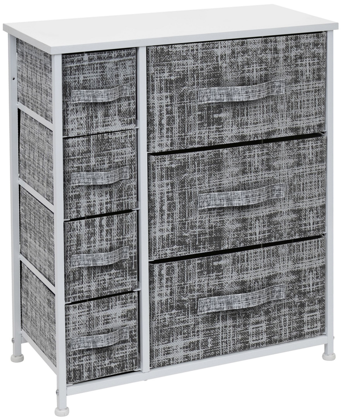 Shop Sorbus 7-drawers Chest Dresser In Gray,white