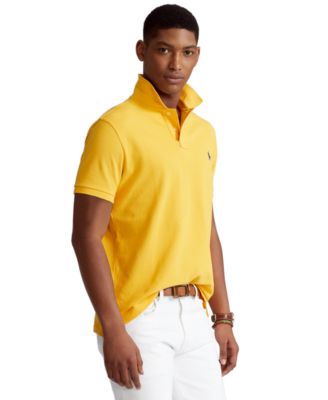 gold polo shirt mens