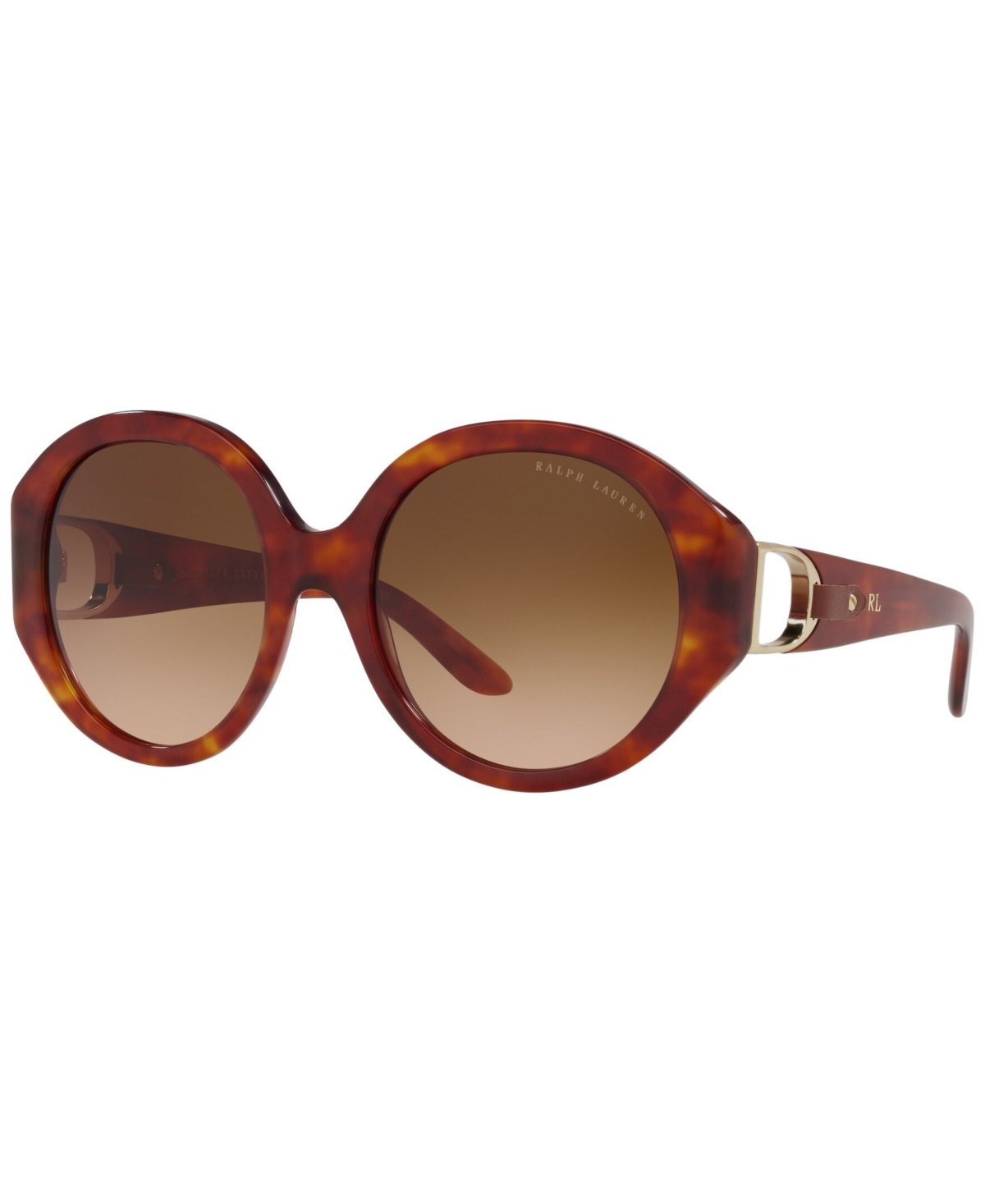 Polo Ralph Lauren Ralph Lauren Woman Sunglass Rl8188q In Shiny Red Havana