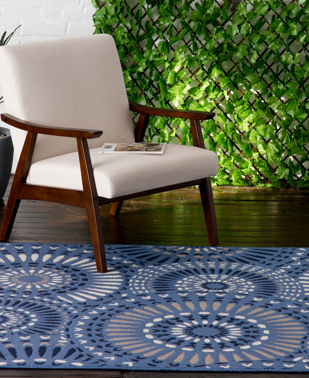 Northern Weavers Vera Ver-03 Outdoor Area Rug - Ivory