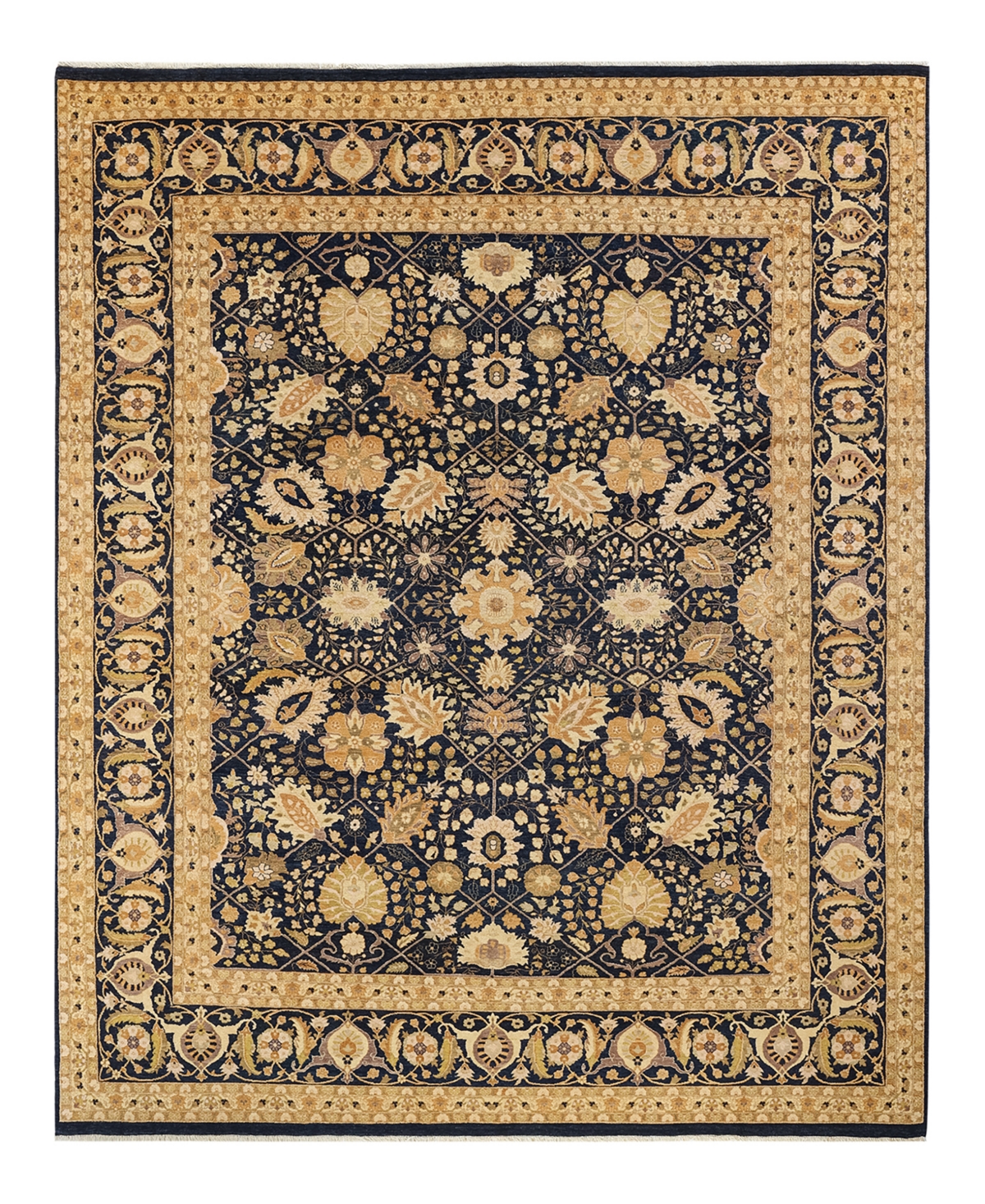 Closeout! Adorn Hand Woven Rugs Mogul M1395 8' x 10' Area Rug - Navy