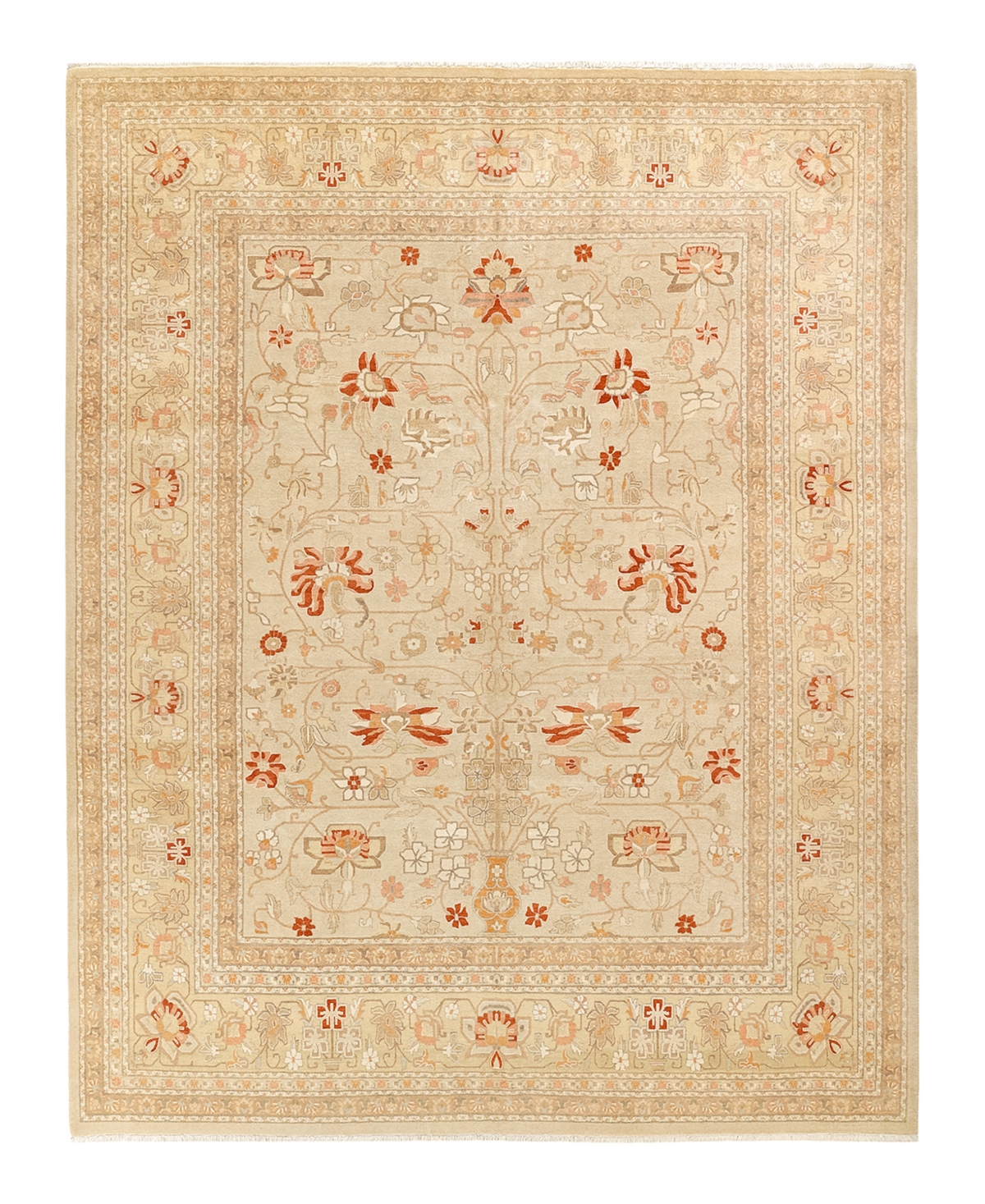 Closeout! Adorn Hand Woven Rugs Mogul M1440 8'4in x 10'5in Area Rug - Gold-Tone