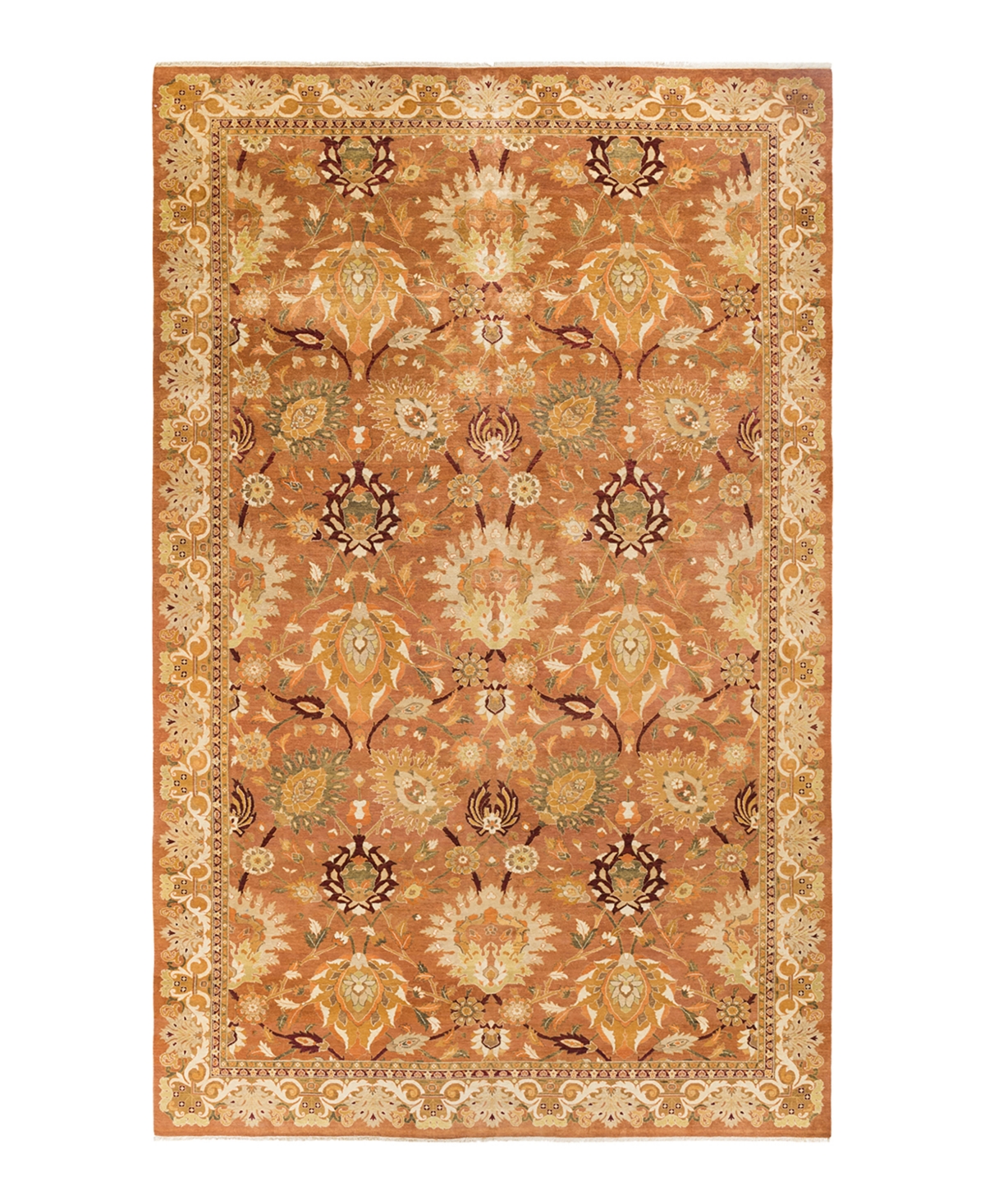Closeout! Adorn Hand Woven Rugs Eclectic M1567 9'4in x 15'3in Area Rug - Caramel